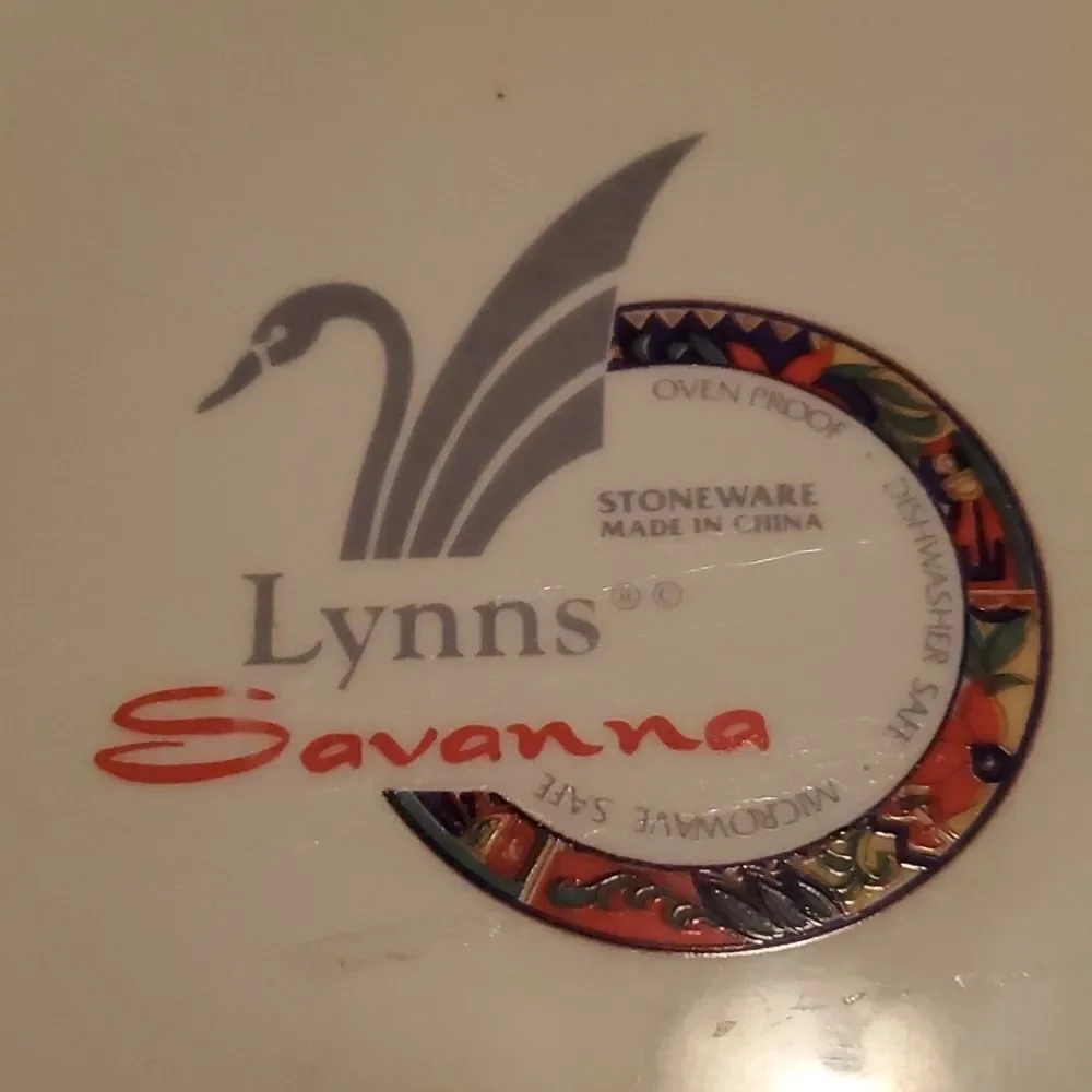 Lynns Stoneware Savanna Rim Dinner Plate 10 5/8